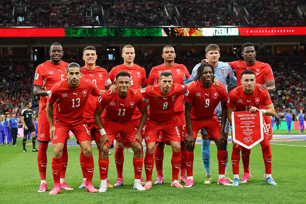Los futbolistas de Suiza en el Mundial 2026. (Getty Images)
