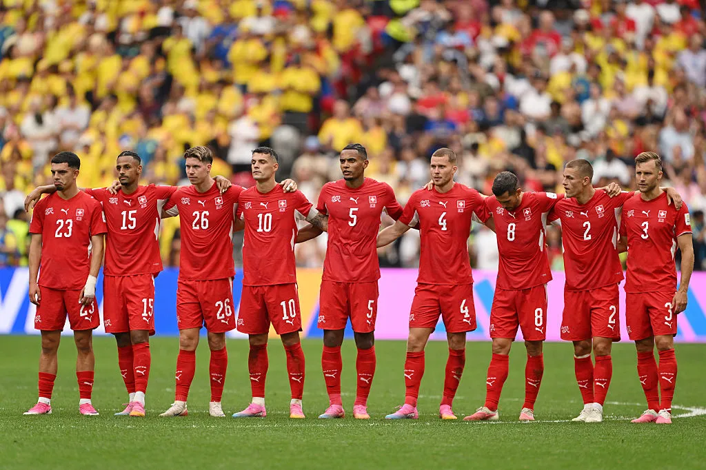Los futbolistas de Suiza en el Mundial 2026. (Getty Images)