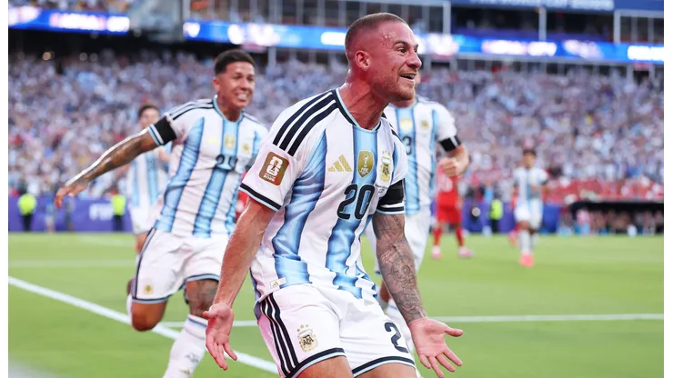 Alexis Mac Allister, autor del 1-0 de Argentina vs Suiza.