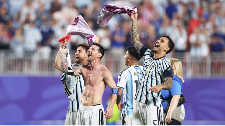 El primer canto de los jugadores de Argentina para Inglaterra tras clasificar a la semifinal del Mundial 2026