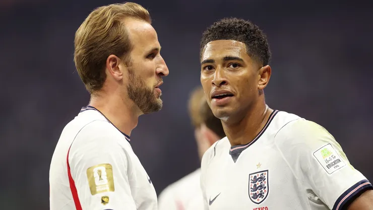 Harry Kane y Jude Bellingham, las figuras de Inglaterra.