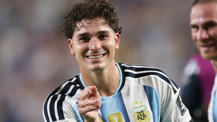 Julián Álvarez, delantero de la Selección Argentina.
