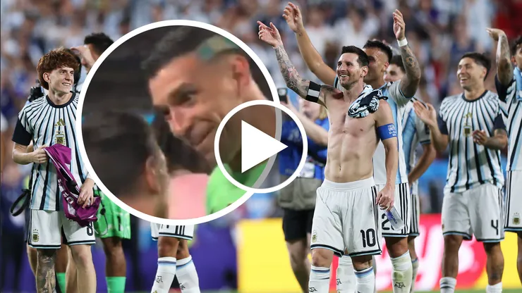 Dibu Martínez se acercó a Lionel Messi y le dijo "¿a dónde nos vamos a ir?", en medio de los festejos por la victoria sobre Suiza.