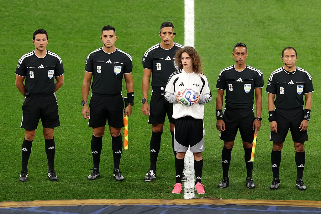 Equipo arbitral argentino en el Mundial 2026. (Getty Images)