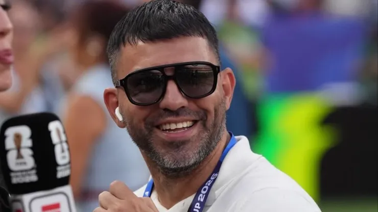 Kun Agüero, ex delantero argentino.