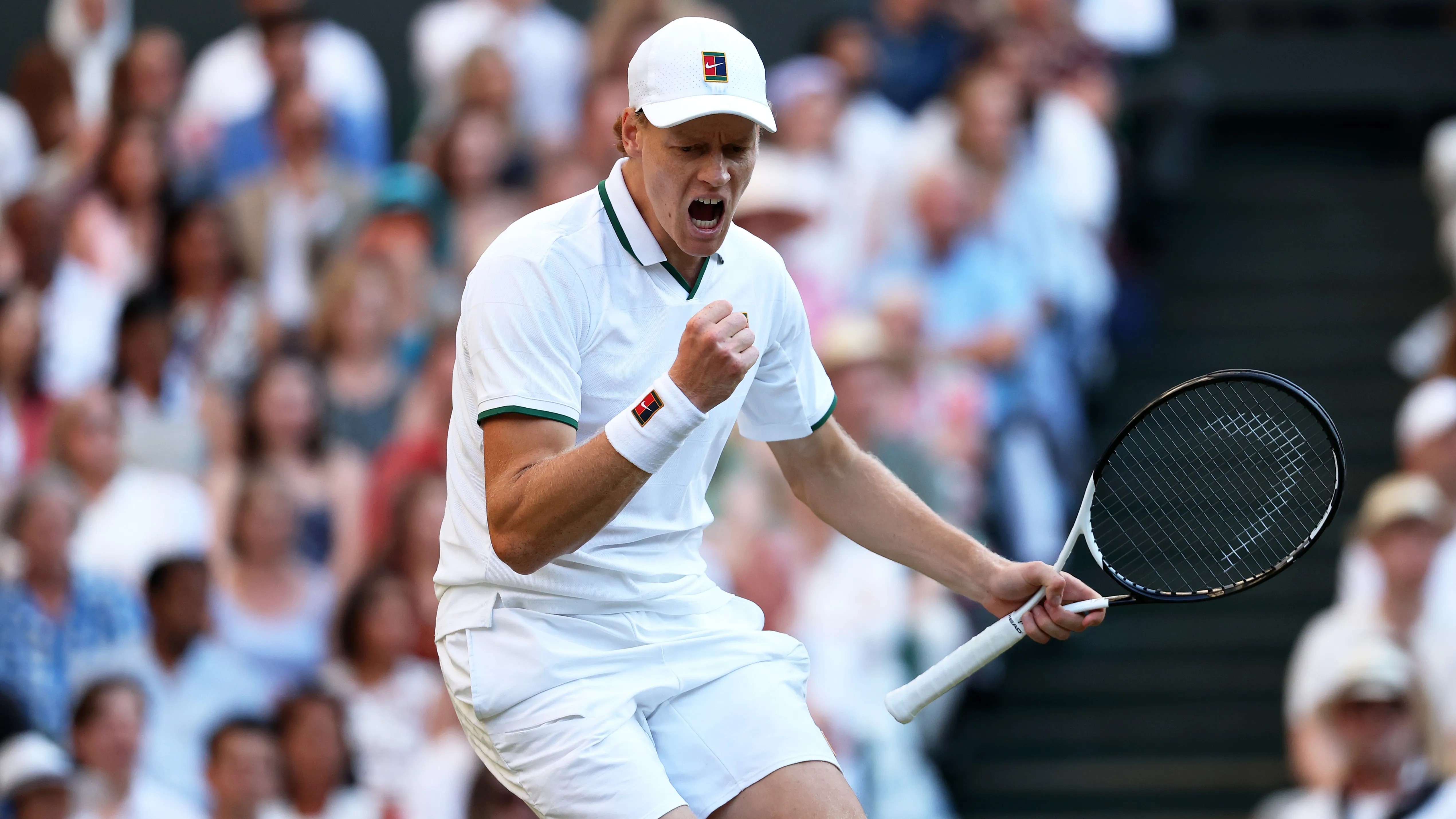 Sinner defendió la corona y se consagró nuevamente campeón de Wimbledon (Getty).