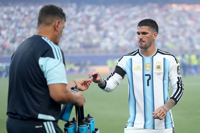 Rodrigo De Paul, mediocampista de la Selección Argentina. (Getty Images)