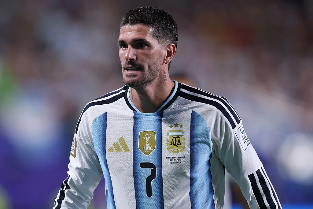 Rodrigo De Paul, mediocampista de la Selección Argentina. (Getty Images)