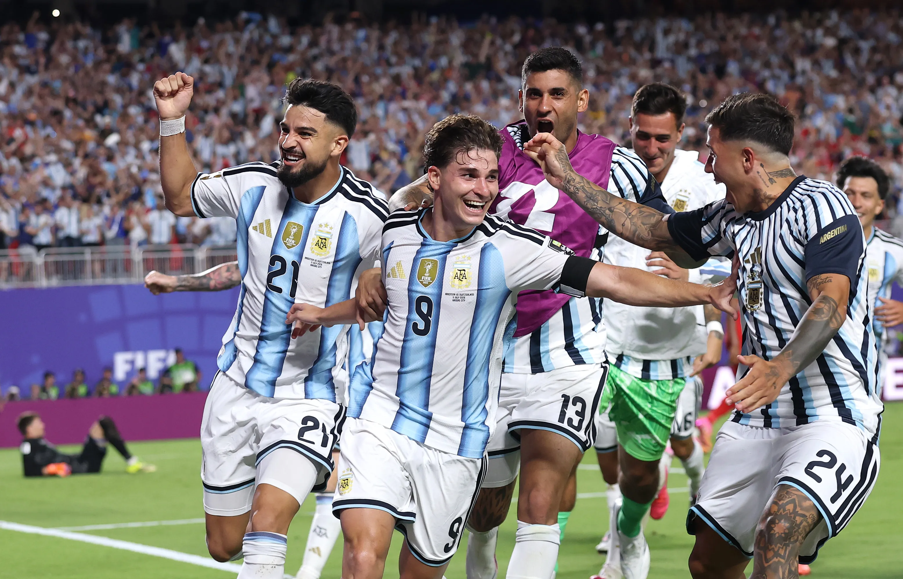 Argentina llegó a 12 partidos consevutivos sin caer en el Mundial. Getty Images
