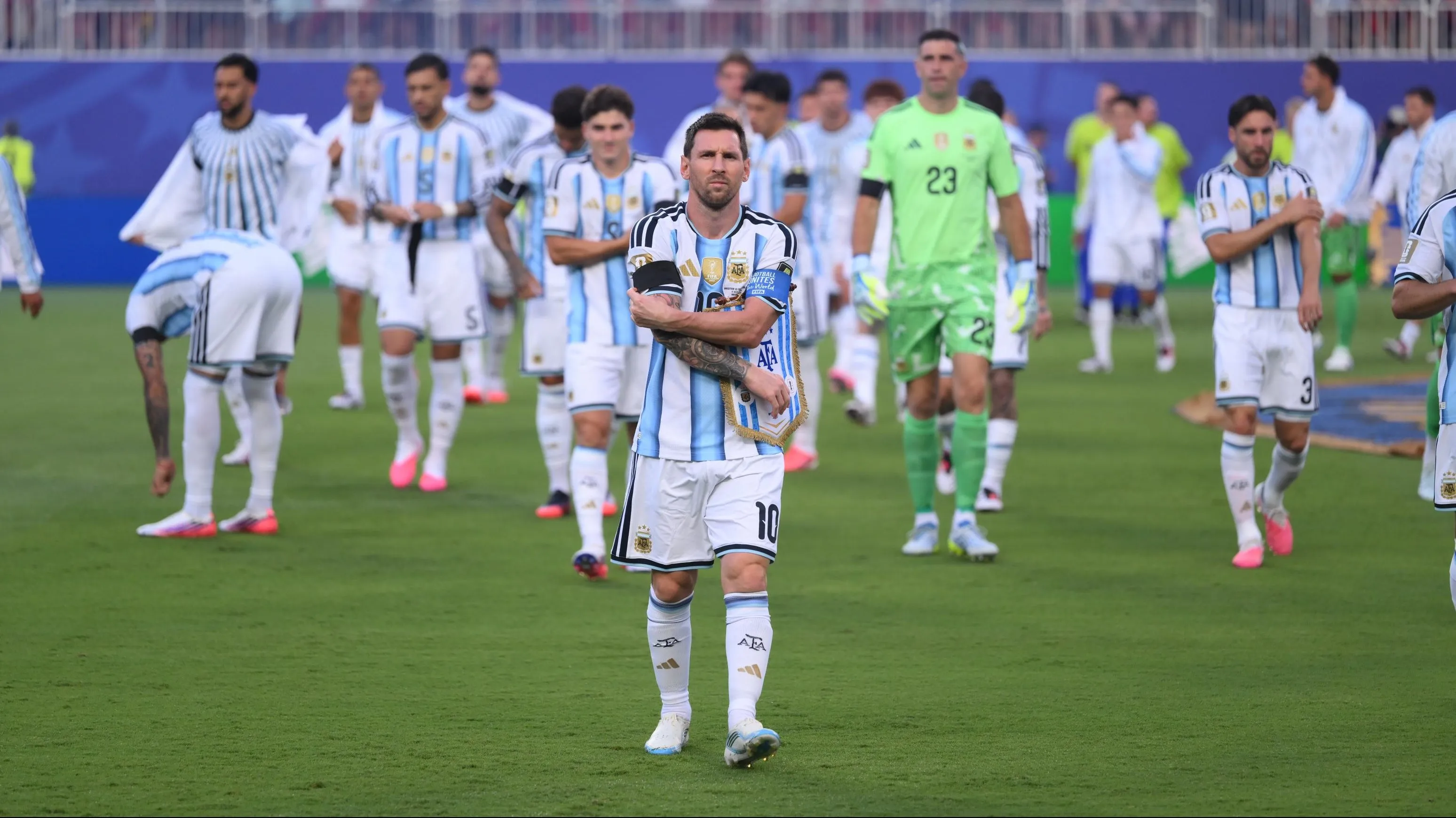 Messi enfrentará por primera vez en su carrera a Inglaterra (Getty).