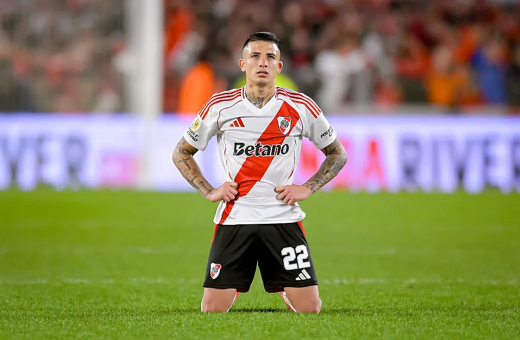 Kevin Castaño, mediocampista colombiano de River. (Getty Images)