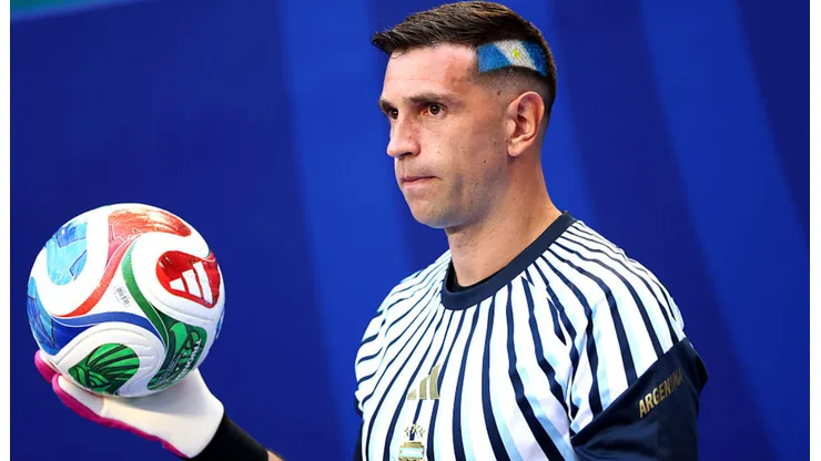Emiliano Martínez, arquero de la Selección Argentina.