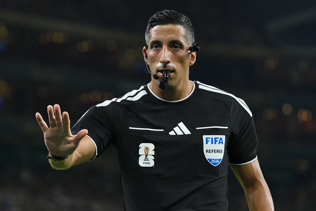 Yael Falcón Pérez, árbitro argentino. (Getty Images)
