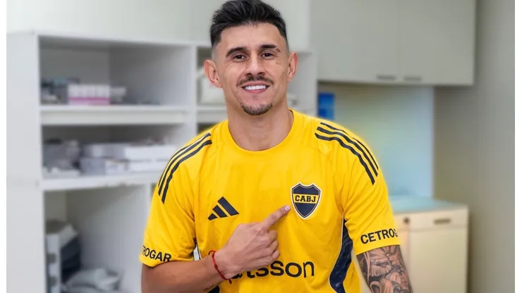 Adam Bareiro, delantero paraguayo de Boca.