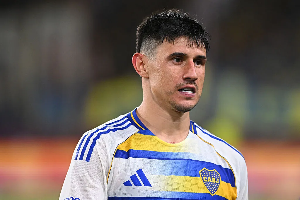 Adam Bareiro, delantero paraguayo de Boca. (Getty Images)