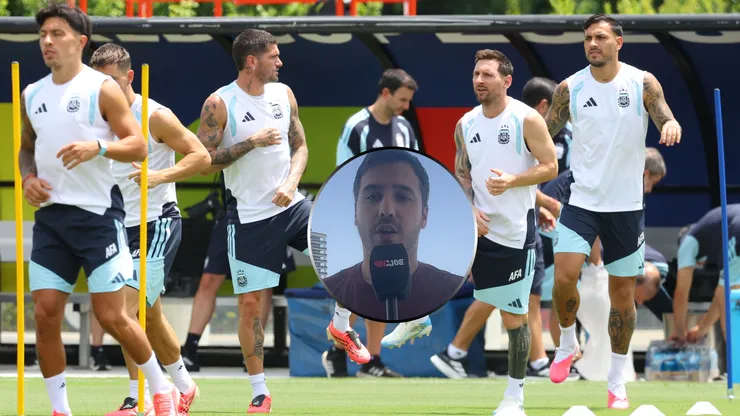La Selección Argentina se prepara para un nuevo partido.