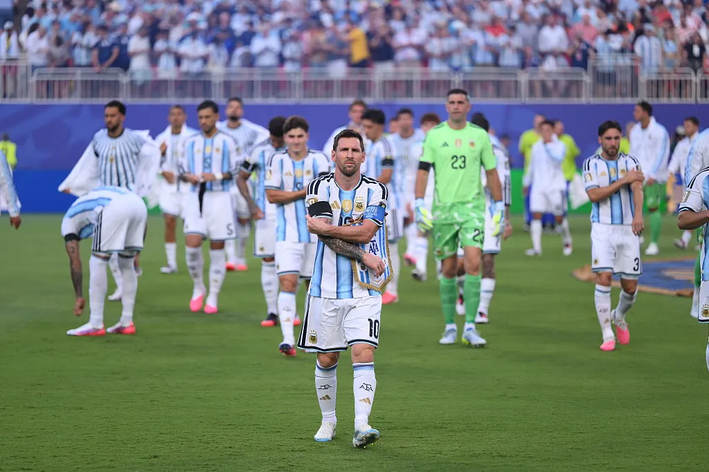 Argentina llega a la semifinal en una situación preocupante, tanto por rendimiento como por desgaste. (Getty)