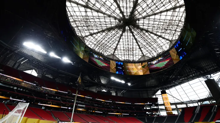El Mercedes-Benz Stadium de Atlanta.