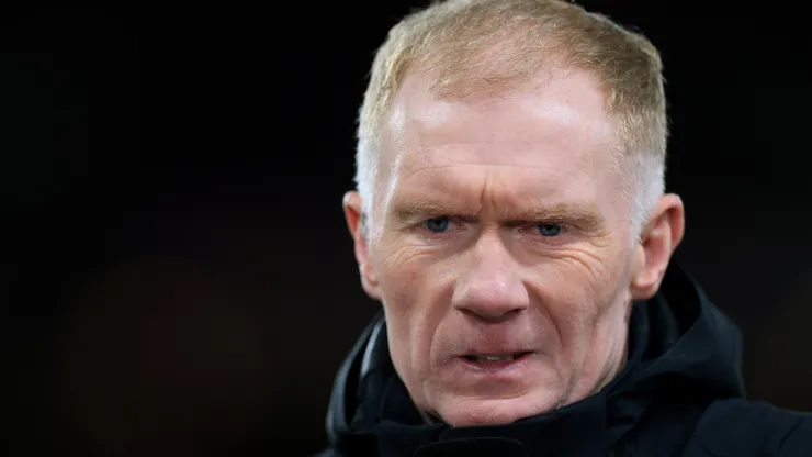 Paul Scholes, ex mediocampista inglés.