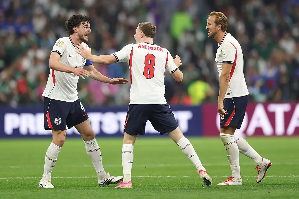 El juego asociado no está siendo el fuerte de la selección inglesa. (Getty)