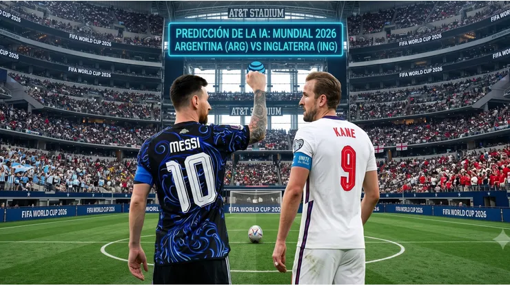 Con minutos y resultados exactos: la predicción de Argentina vs. Inglaterra por la semifinal del Mundial 2026, según la IA