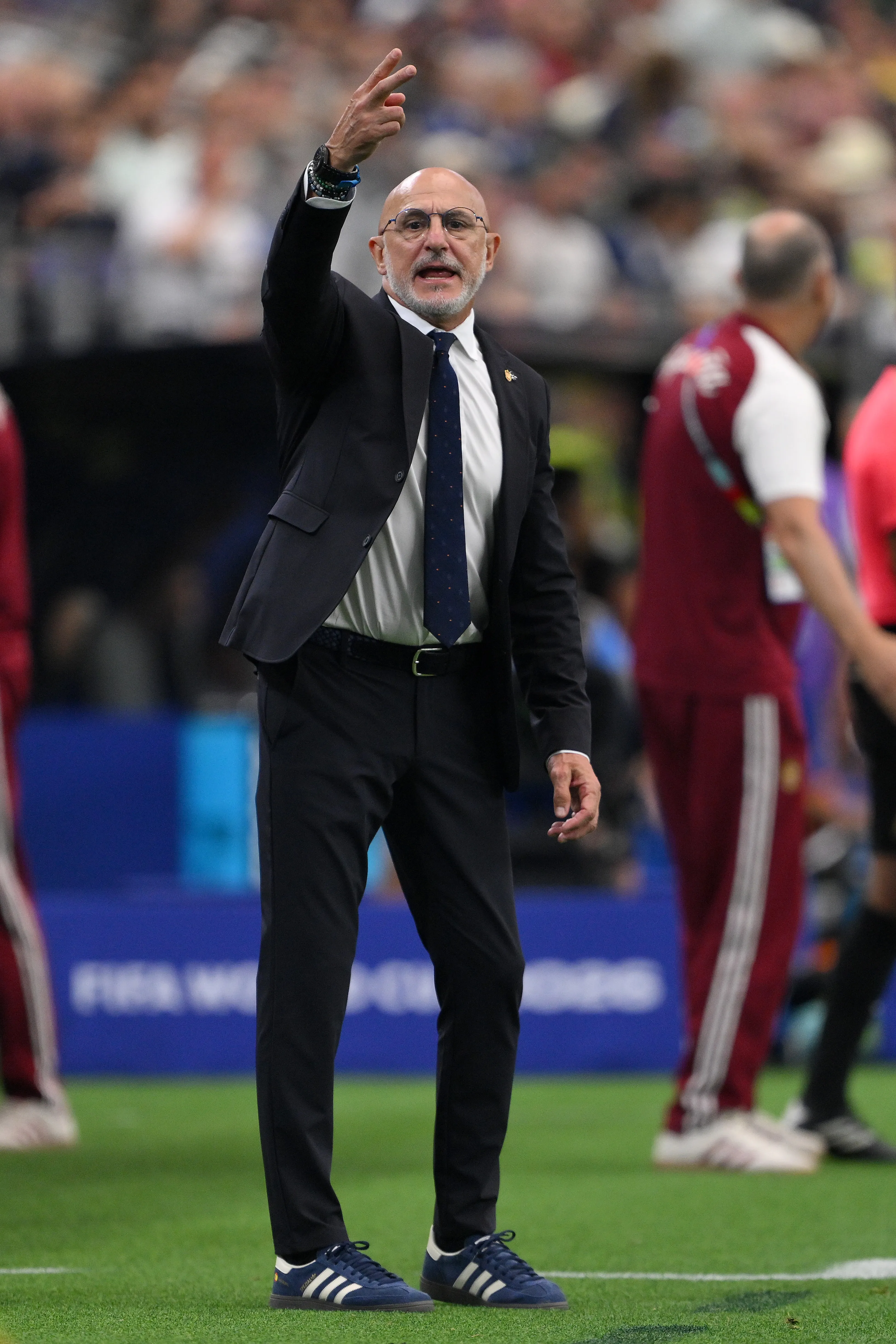 Luis de la Fuente elogió a sus futbolistas. (Getty)