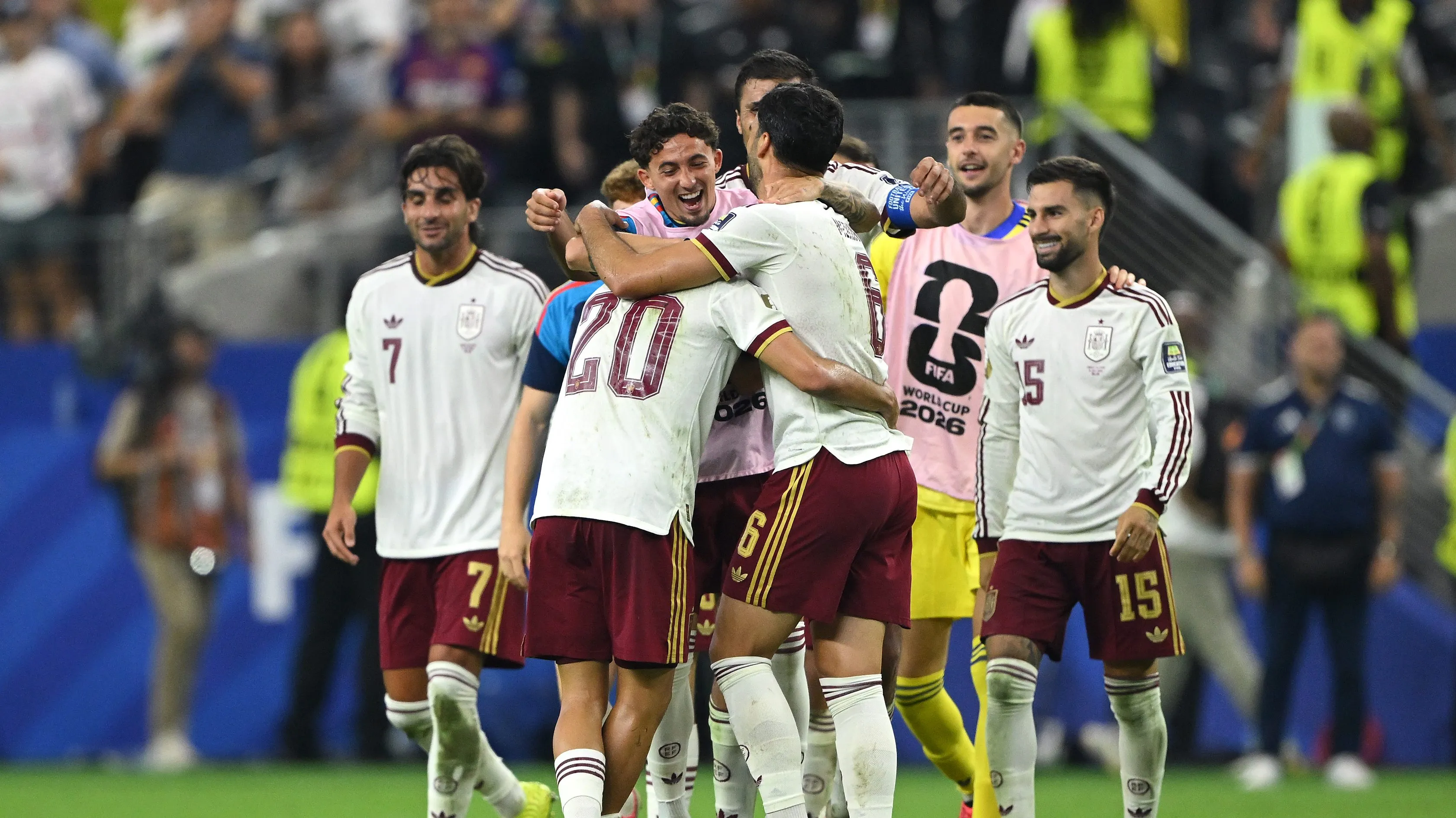 España celebra el triunfo ante Francia y el pasaje a la final del Mundial. (Foto: Getty)