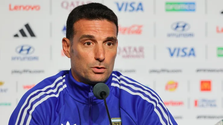 Scaloni, entrenador de Argentina.