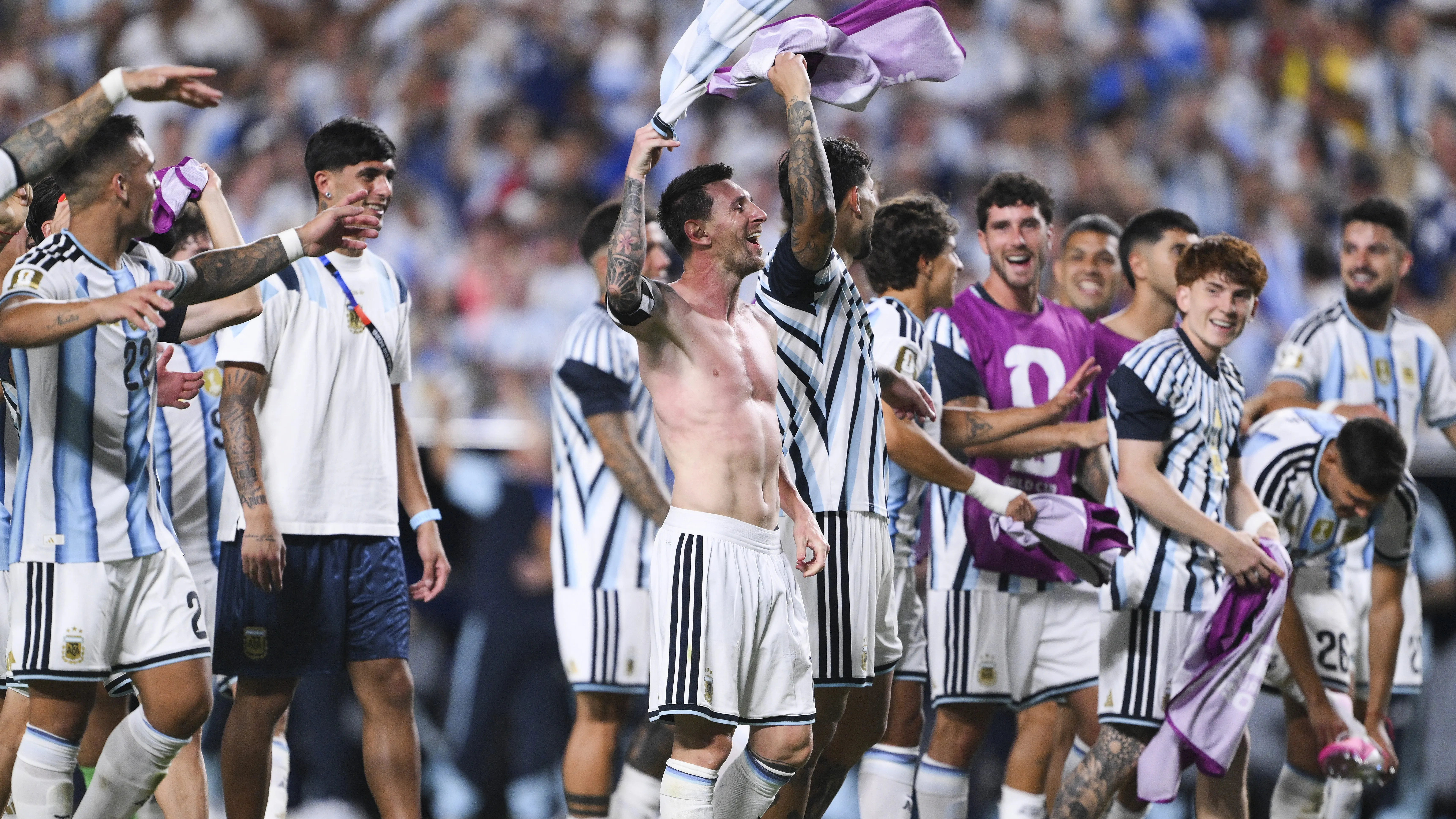 Argentina quiere defender la corona mundial hasta el último partido (Getty).