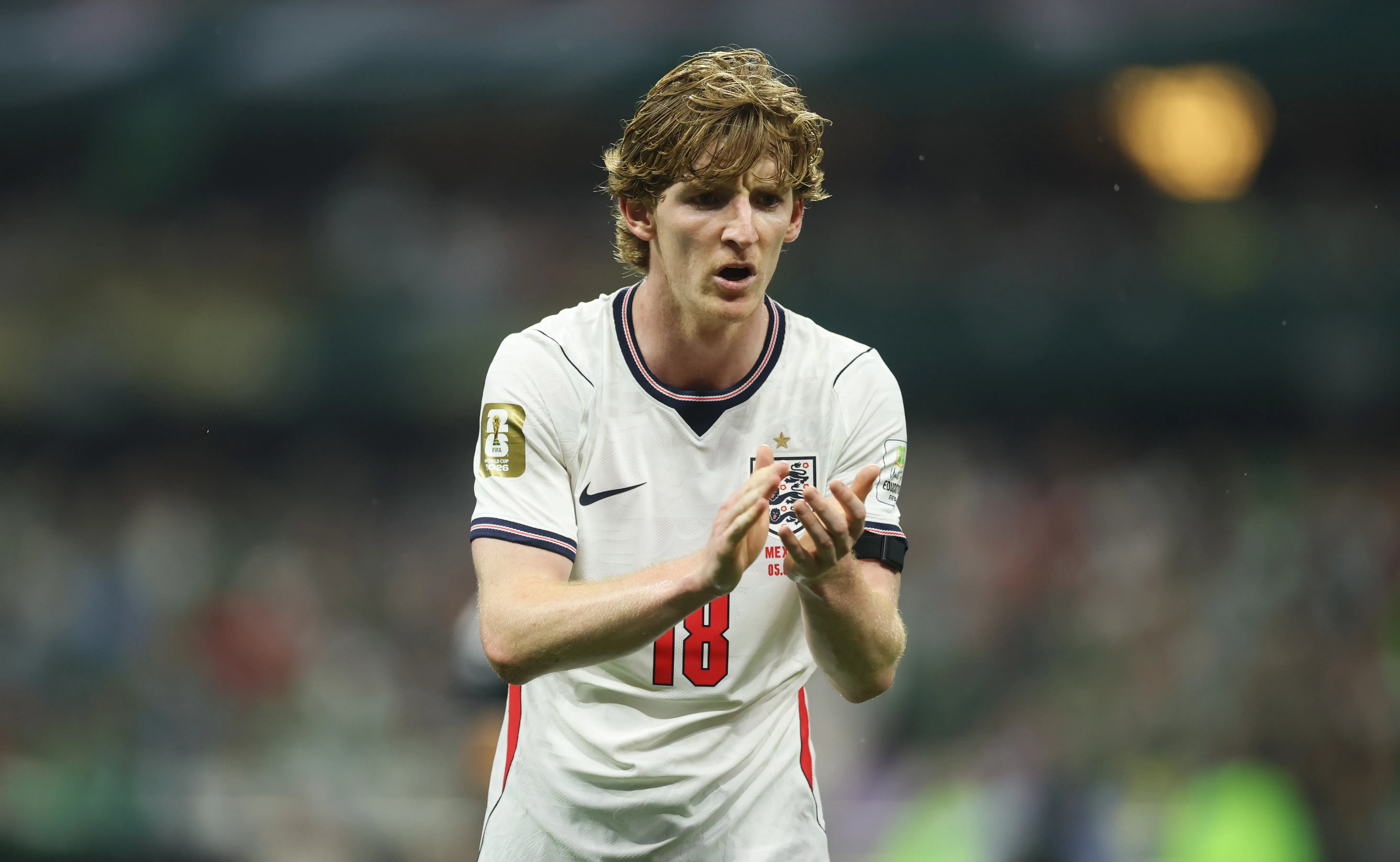 Anthony Gordon ante México en este Mundial (Getty)