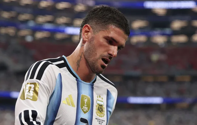 De Paul será suplente ante Inglaterra (Getty)