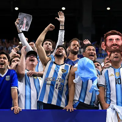 Argentina tapó el himno de Inglaterra