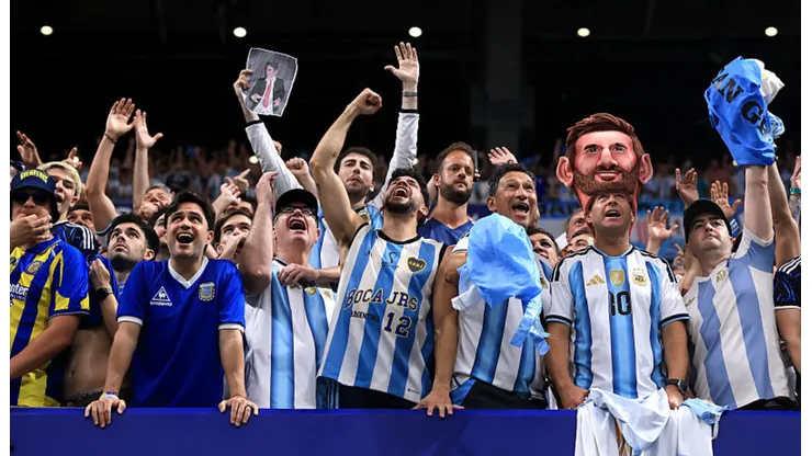 Los hinchas de Argentina ante Inglaterra por el Mundial 2026.