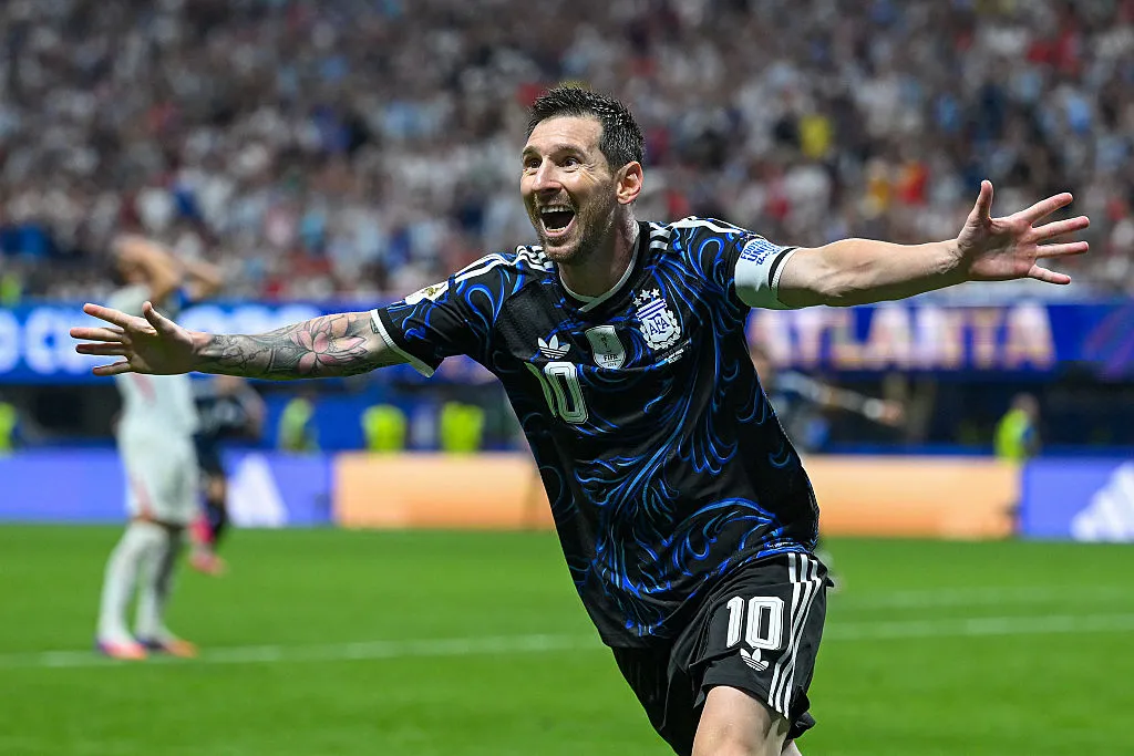 Lionel Messi en la clasificación de Argentina a la final del Mundial 2026. (Getty Images)