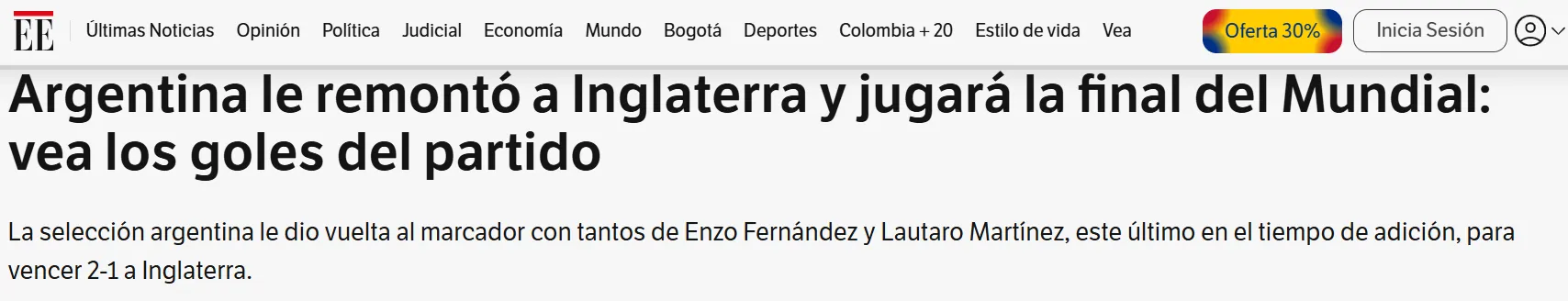 El Espectador – Colombia