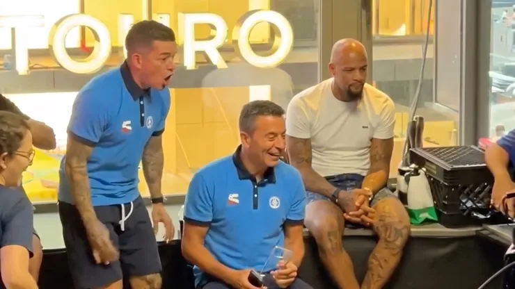 D´Alessandro y Felipe Melo