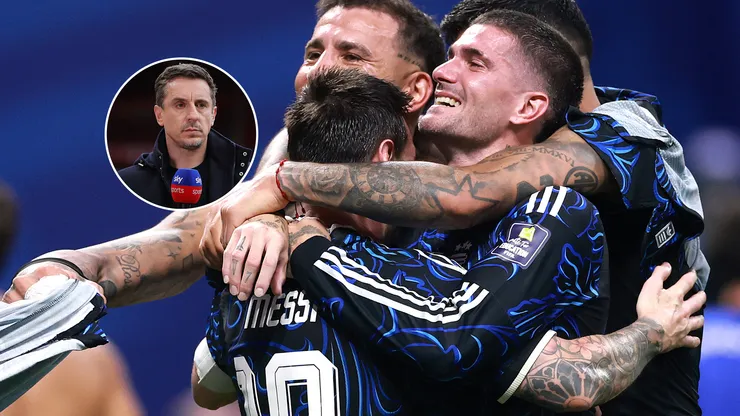 Gary Neville habló del triunfo argentino