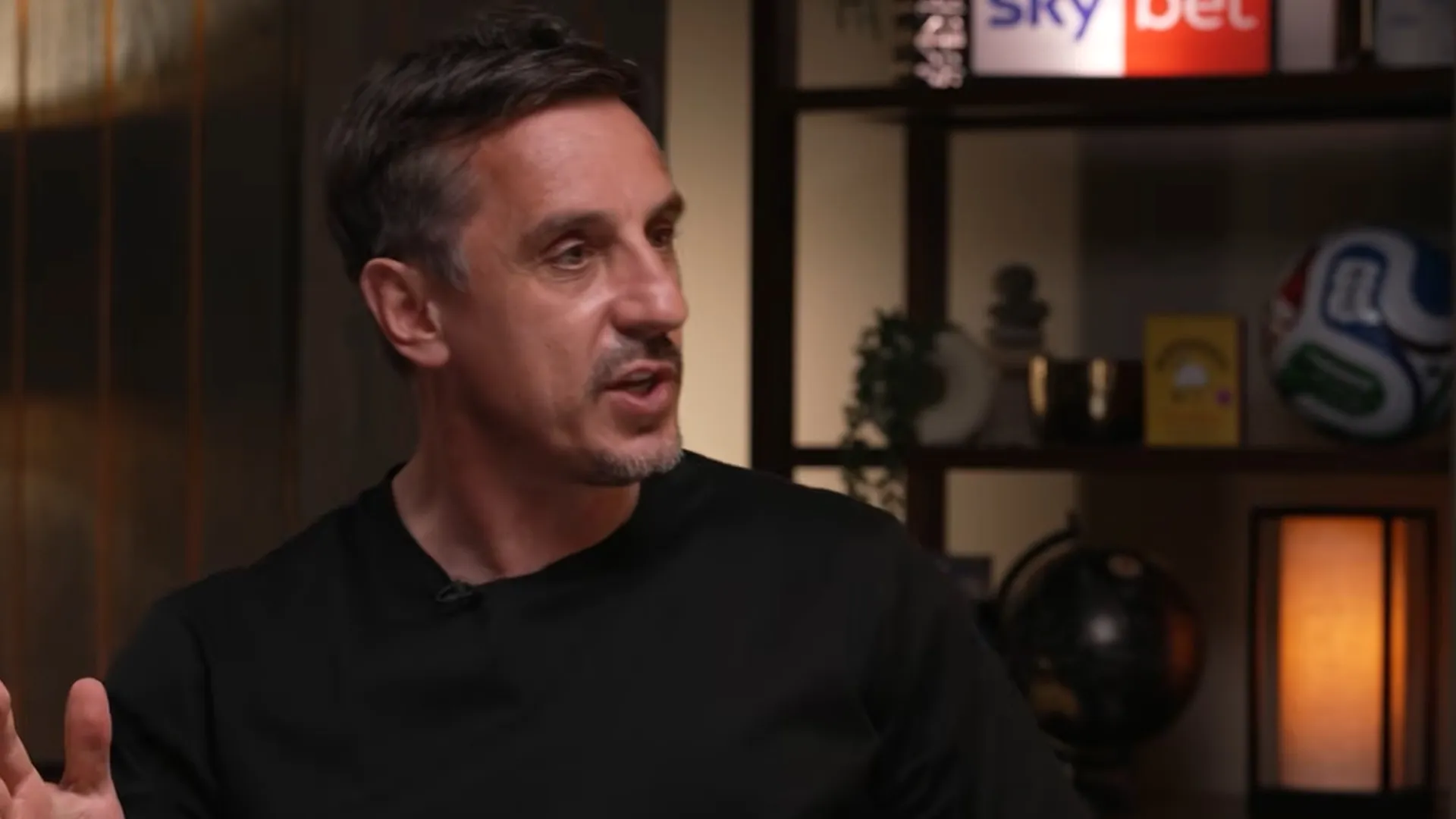 Gary Neville tuvo que reconocer a Argentina. (Sky Sports)