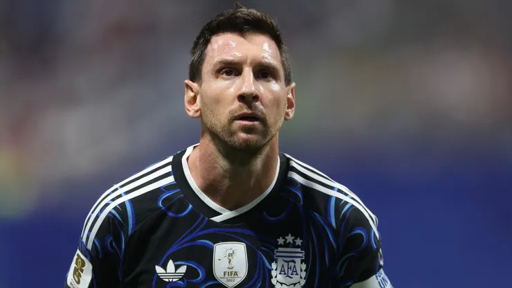 Messi, delantero de Argentina.