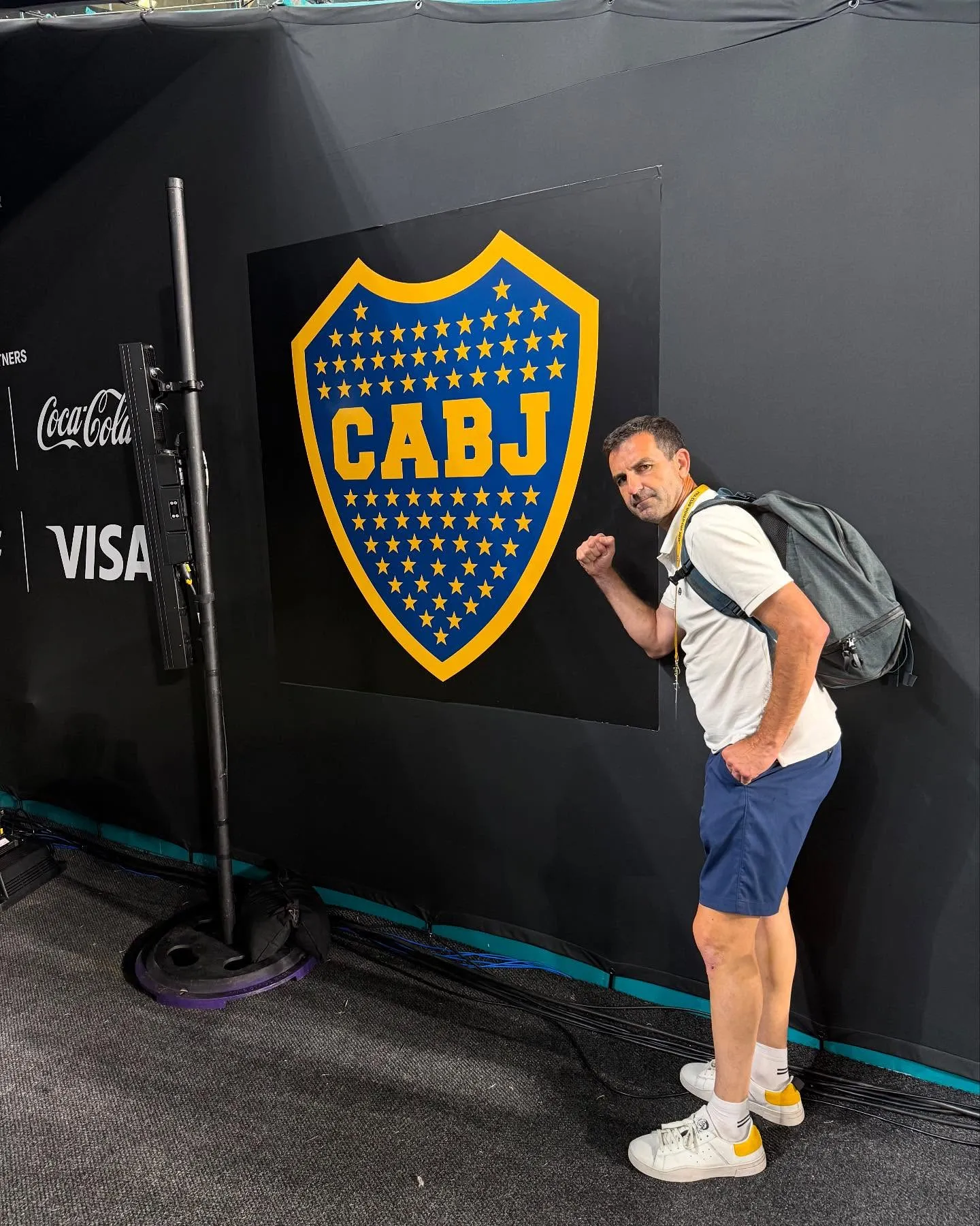 El periodista español es un fiel seguidor de Boca. Foto IG.
