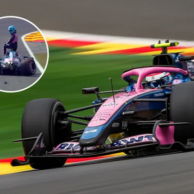 Franco Colapinto fue 7° en la FP2: Gasly se pegó y destrozó su Alpine