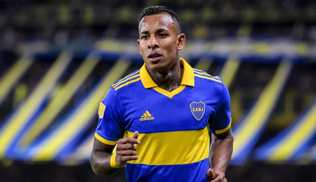 Sebastián Villa, delantero colombiano de Boca.