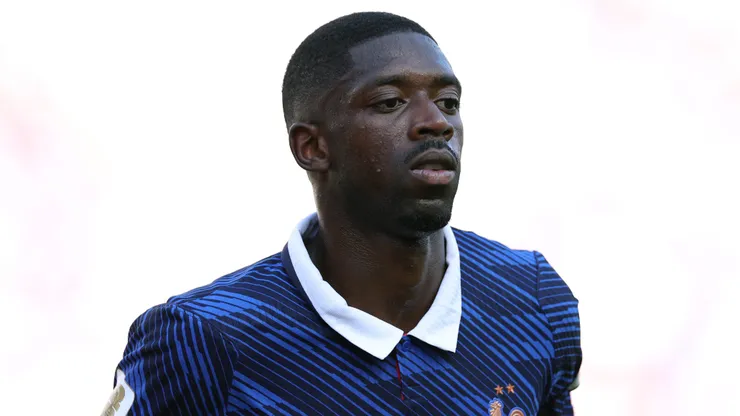 Ousmane Dembélé, ausente contra Inglaterra.
