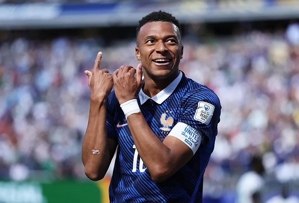 Kylian Mbappé, capitán de la Selección de Francia. (Getty Images)