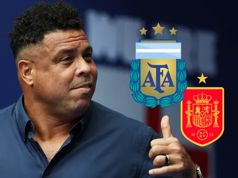 Ronaldo: ''España le ganará fácil la Final a Argentina''