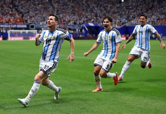 Lionel Messi lleva 8 goles en el Mundial 2026. Getty Images.