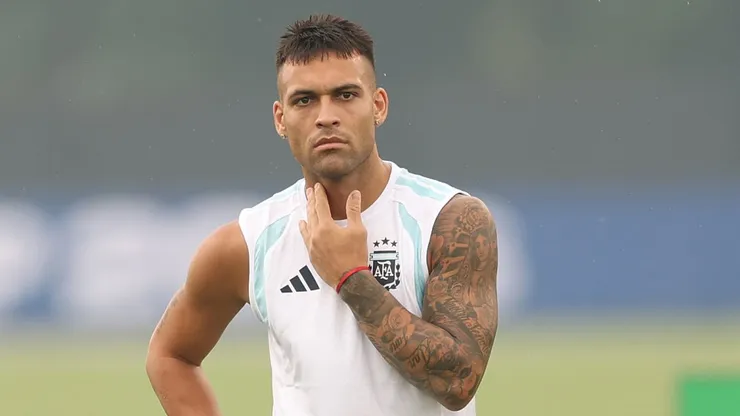 Lautaro Martínez, delantero de Argentina.