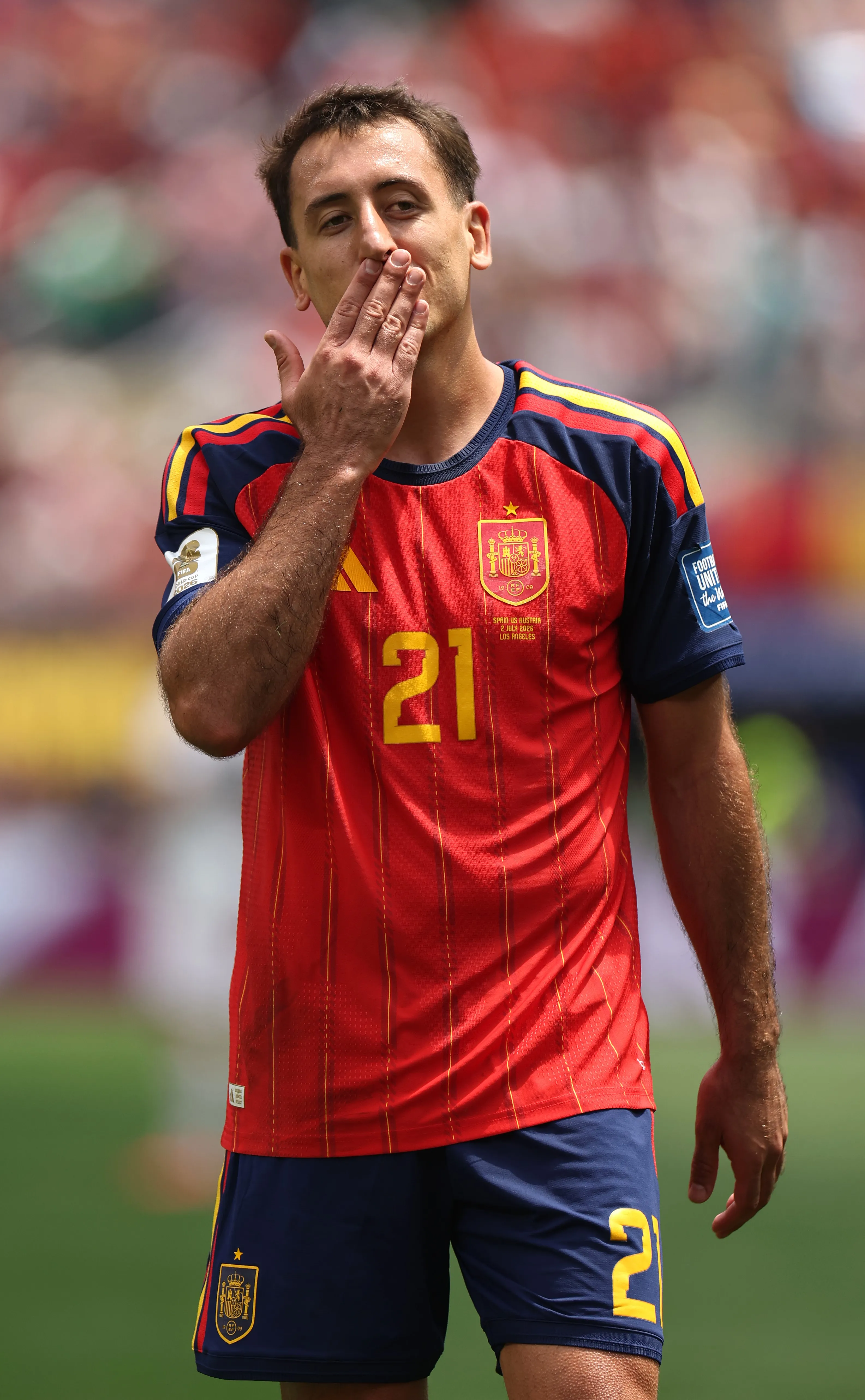 Mikel Oyarzabal, delantero español. (Getty).