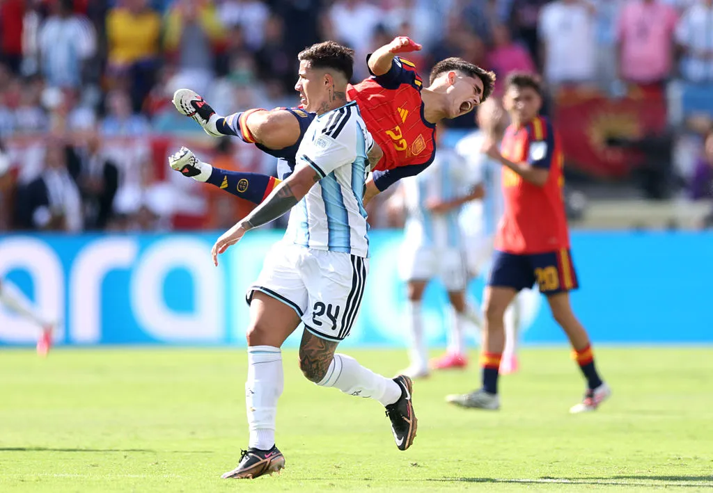 Enzo Fernández se fue expulsado en la final del Mundial 2026. (Getty Images)