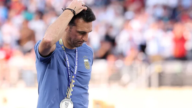 Scaloni y su reacción post partido